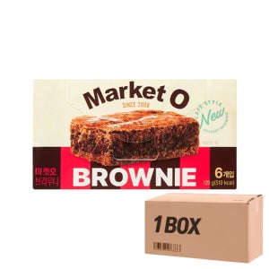 [오늘출발] 오리온 마켓오 리얼브라우니 120g 1박스 20g, 6개입, 16개