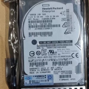 하드드라이브 HP MSA 600GB 2.5 SAS 12 Gbs 64MB 10K HDD HDD 787646 -001 J9F46A