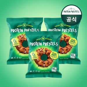크리스프파워 프로틴 프레첼 에브리띵 단백질 보충 건강 스낵 50g (3개)