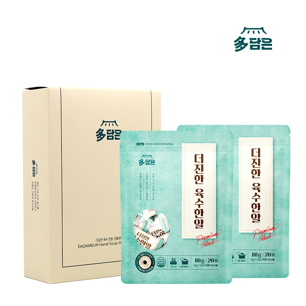 다담은 한알육수 선물세트 멸치 40정