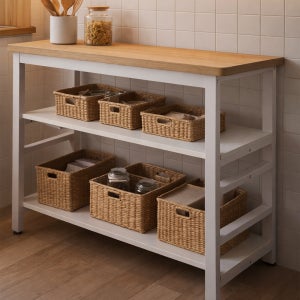 주방 보조선반 미니 테이블 다용도 간이 작업대 조리대 주방선반