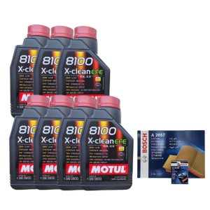 제네시스DH 가솔린 엔진오일세트 모튤 8100 X-clean EFE 5W30 7L