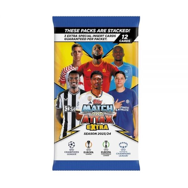 2023/24 Topps Match Attax 엑스트라 12 카드 부스터 팩 - Lamine Yamal 루키 카드, Geniune 사인 등을 찾아보세요