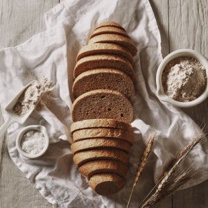 앙투어솔레 두유로 만든 저당 통밀빵 패키지