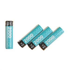 보호회로 내장 65mm 18650 리튬이온 충전지 배터리 2개