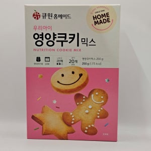 큐원 홈메이드 우리아이 영양쿠키 믹스 250g, 10개