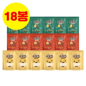 두부과자 18봉 오븐에 구운 국산콩 대용량 두부칩 단백질 저당 간식 프로틴 고소한 단백칩