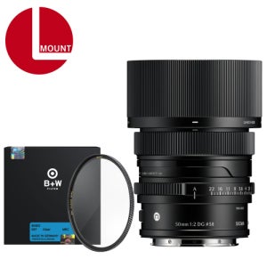 시그마 C 50mm F2 DG (리뉴얼)+BW필터- 블랙, 라이카 L 마운트