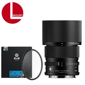 (BW필터) 시그마 C 90mm F2.8 DG L마운트 블랙 리뉴얼