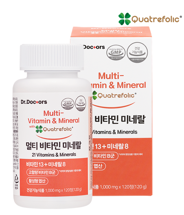 <b>닥터닥터스</b> 멀티비타민미네랄 1000mg x 120정