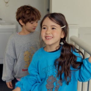 키즈~주니어/ 한스 26봄 미우퍼피맨투맨