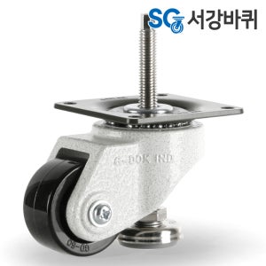높낮이 높이 조절 GDH 50 조절발 조절좌 레벨링 레벨풋 바퀴 캐스터 지덕산업 풋마스터