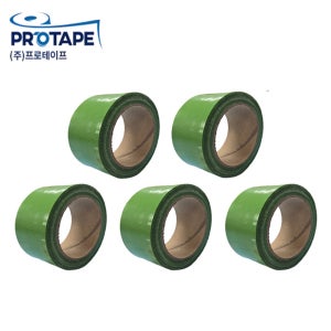 이지컷 보양 우벤 테이프 48mm x 25M 초록 5개 엘리베이터 이사 포장 자재