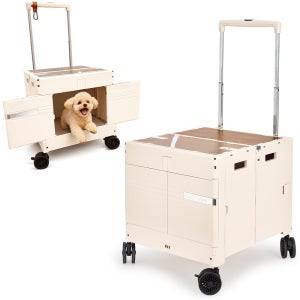 랄라카트 무브모션 장바구니캐리어 4바퀴 캠핑 박스 강아지 손수레 마트 와이드 접이식카트