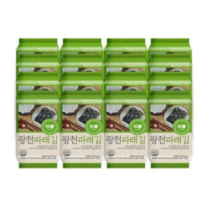 광천파래김 선물세트 4g x 160봉 도시락김 간편 반찬 재래김 설날 명절 선물용세트