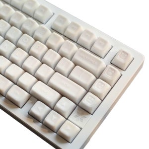 분홍색 핑크 OEM 키캡 키보드 러블리 깔끔한 바밀로 체리 포인트 반투명 화이트 대리석 140+키 풀 세트