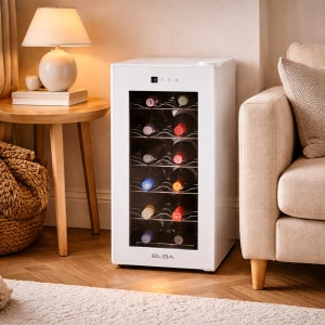 엘바 와인셀러 냉장고 EW40W12 12병 40L 화이트