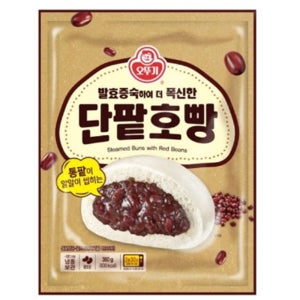 오뚜기 발효증숙 단팥호빵 360g, 4개