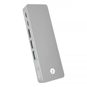 장우컴퍼니 JW-I7 Dock USB C타입 7포트 멀티 허브 도킹스테이션