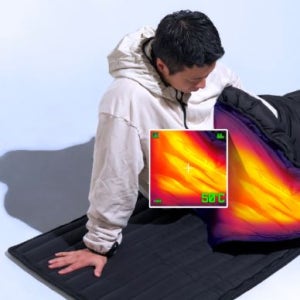 꼼지락온열침낭 동계캠핑침낭 USB 보조배터리 차박 극동계 전기 발열