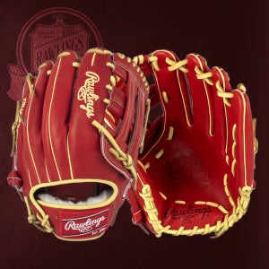 RAWLINGS 롤링스 프로프리퍼드 오더 5048 패턴 외야 H웹 162 (레드/카멜)