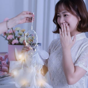 라이트캐처 드림캐처 LED 감성조명 무드등 펜던트 세트 캠핑 차박 선물용