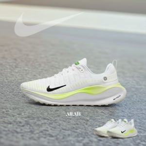[국내매장판] 나이키 런닝화 리액트 인피니티 런 4 가벼운 마라톤화 커플 운동화 화이트볼트