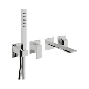 TREEMME 트리미 Q30 4BD8 CC 크롬 벽매립 샤워욕조수전 택배