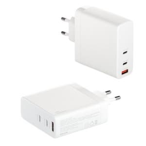 솔루엠 140W GaN 초고속 충전기 PD PPS 3포트 노트북 멀티 충전기