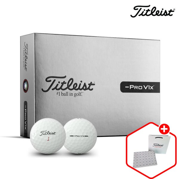 [아쿠쉬네트코리아] 타이틀 26 Pro V1x 레프트 대쉬 골프볼 [4피스]