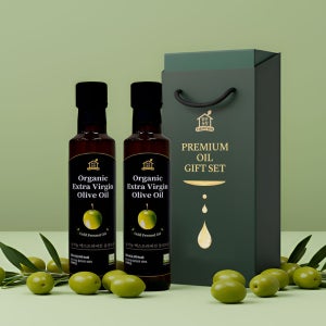 선물세트 맑은농장 산도 0.14 유기농 엑스트라버진 올리브 오일 선물세트 250ml 2병입