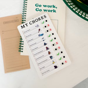 매일 밀어서 체크 투두리스트 하루 계획 메모보드 생활계획표 데일리 루틴 일정 관리