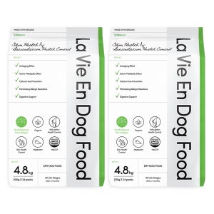 라비앙독 강아지 사료 가수분해 피부 눈물 알러지 개 애견 밀웜, 4.8kg, 2개