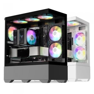 DAVEN AQUA 다이버 (블랙) 미들타워 PC케이스