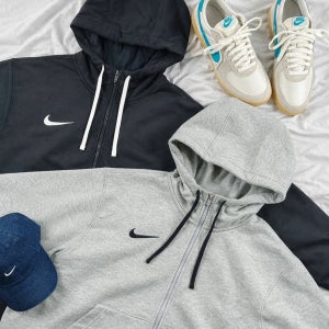 나이키 후드집업 스우시 기모 오버핏 후드 티셔츠 2color