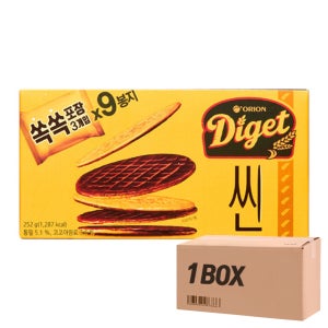 [오늘출발] 오리온 다이제 씬 1박스 오리지널, 252g, 16개