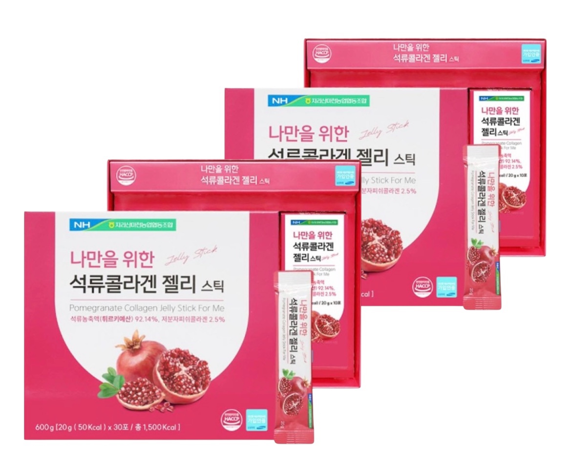 농협 <b>나만을위한 석류콜라겐 젤리스틱</b> 피쉬콜라겐 30포, 2개