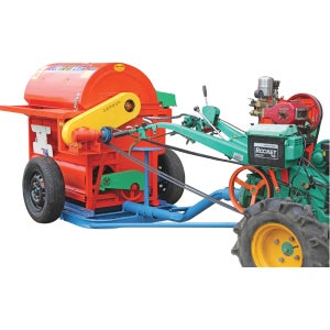 부흥기계 경운기 트레일러형 콩탈곡기 BHDP-2000 농작물 탈곡기계