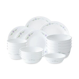 코렐 잉글리쉬가든 4인 19P 원형 면기 홈세트 / 그릇 식기세트 예쁜접시 신혼부부 혼수 결혼 집들이 선물