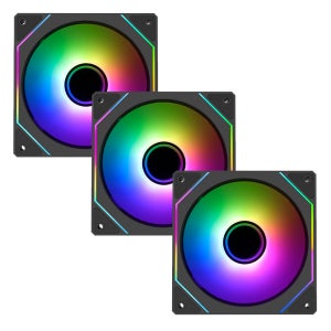 세고텝 NR12 ARGB PWM 저소음 쿨링팬 120mm 3팩 블랙