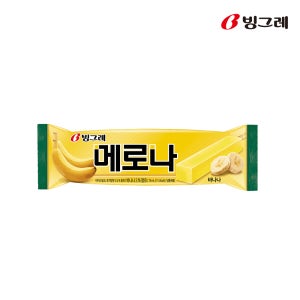 빙그레 메로나 아이스크림 바나나, 75ml, 8개