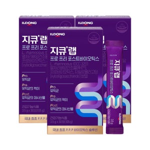 [슈퍼적립] 지큐랩 프로 프리 포스트바이오틱스 PPP 프리미엄 유산균 30포, 3개
