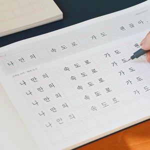 성인글쓰기교정노트 문장 따라쓰기 필사 연습 악필 수정용
