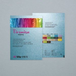 두성 티라미수 A4 펄팬시페이퍼 10매 (TM06 연푸른색펄) 120g