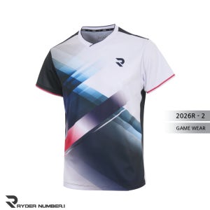 라이더 배드민턴 경기복 반팔 티셔츠 2026R-2