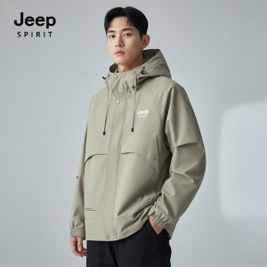 JEEP SPIRIT 스포틱 스트링 후드 윈드브레이커 베이지 (JSSPJK91)