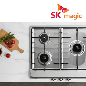 SK매직 3구 빌트인 가스쿡탑레인지 GRB3260A 560x480 LNG 전기코드식