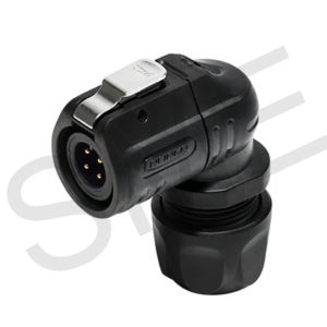 LP-12-C04PE 앵글 타입 12파이 4P MALE 플러그 방수 원형 커넥터 CNLINKO