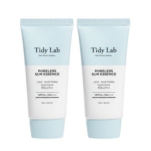 [가정의달 기념 할인] 타이디랩 포어리스선에센스 spf 50+ 비건 CICA PDRN 바쿠치올 50ml, 2개