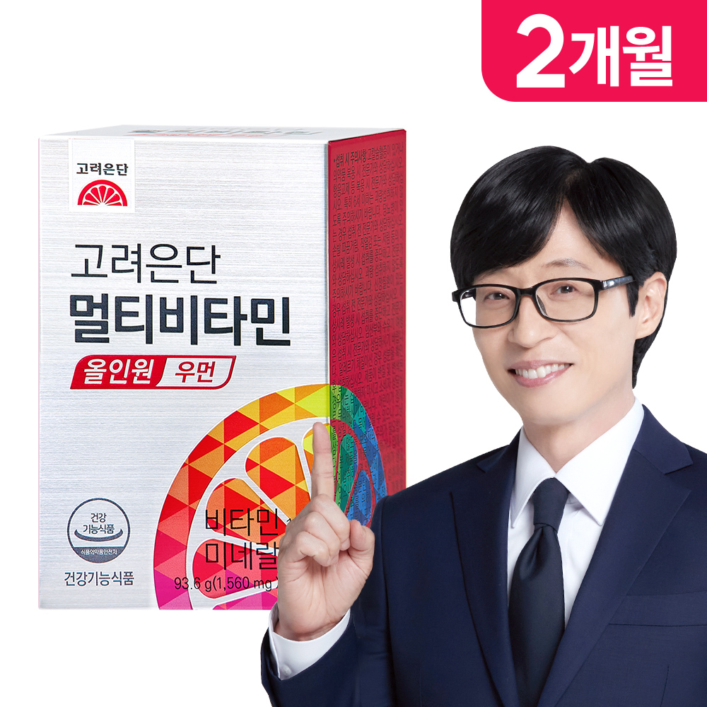 고려은단 멀티비타민 올인원 우먼, 60정 X 1개